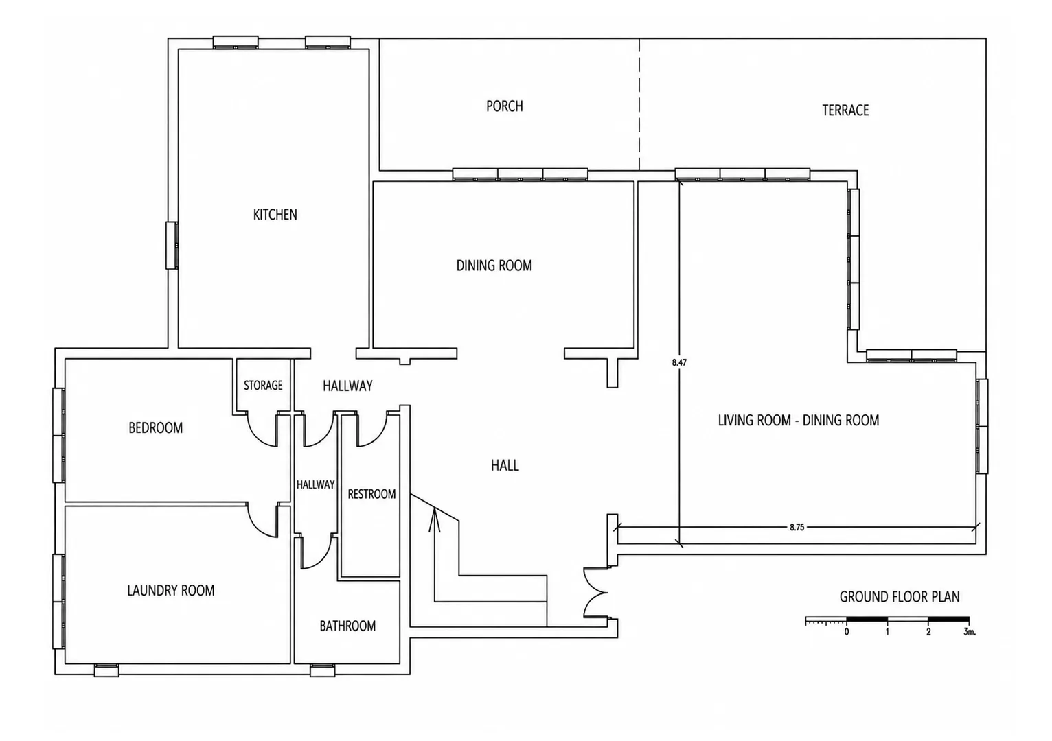 Principal floor