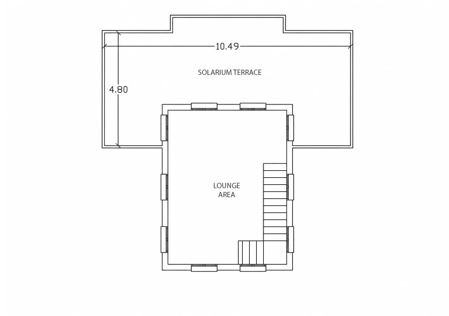 Tower and terrace